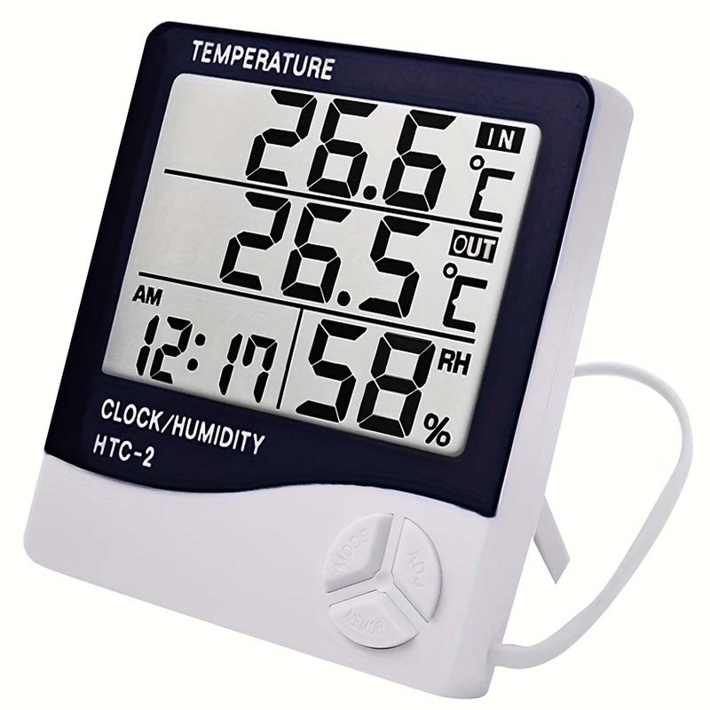 Home Automation Industry - Thermomètre et hygromètre numérique LCD, compteur