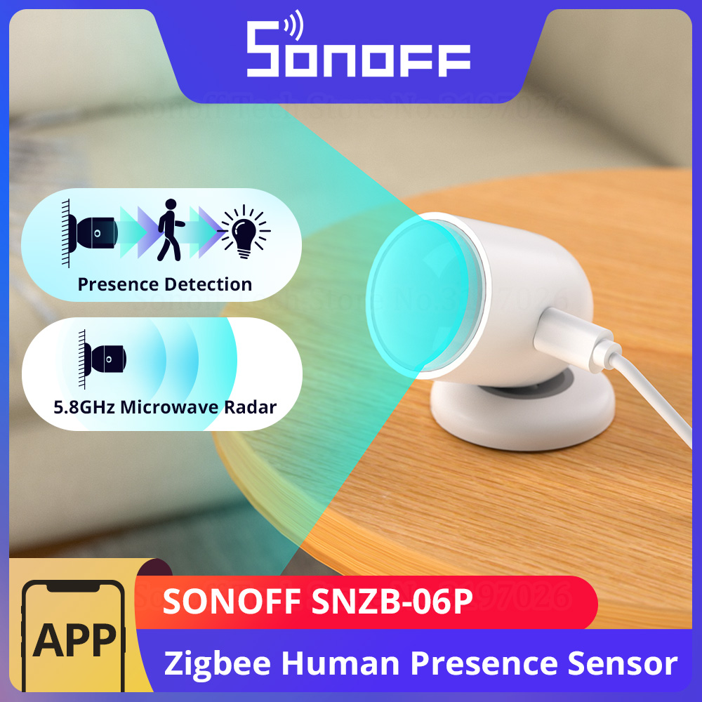 Sonoff Basic Switch - SONOFF SNZB-06P Zigbee capteur de présence