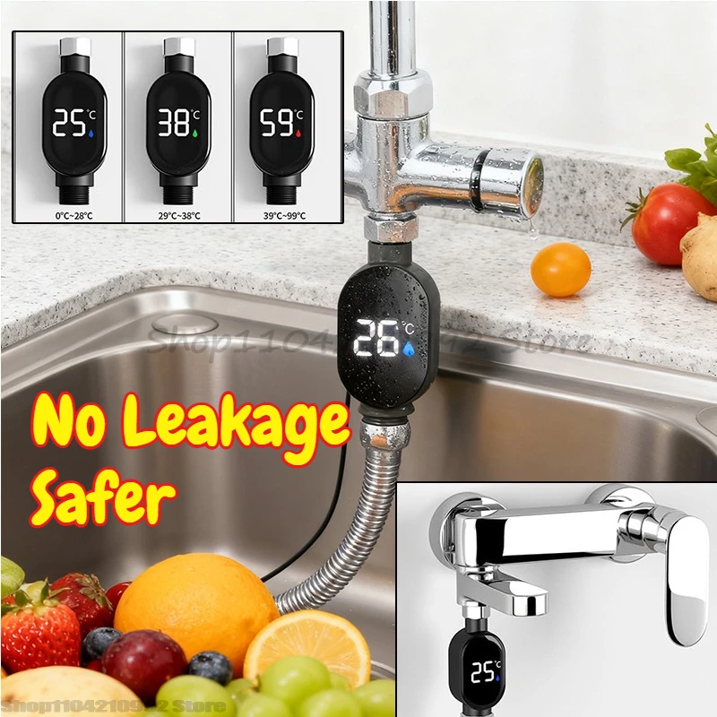 Home Automation Industry - Thermomètre de douche d'eau à affichage