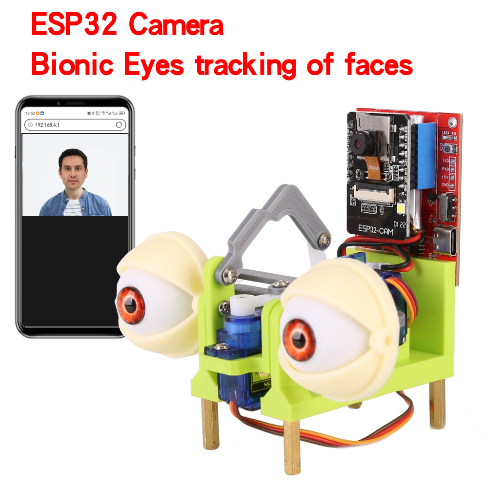 Diy Automation - WatchEye ESP32 caméra bionique yeux suivi