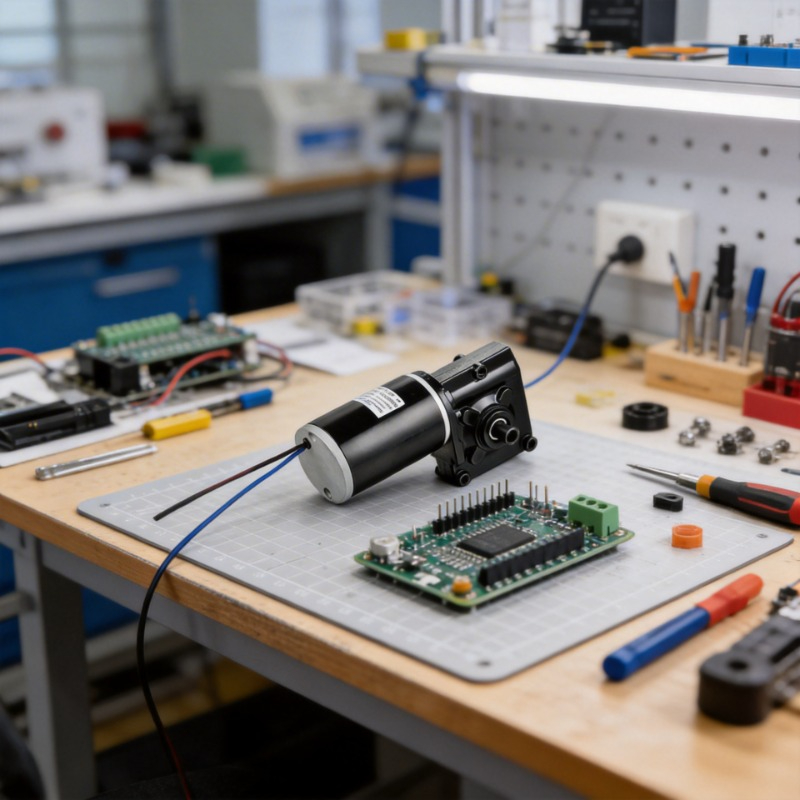 Diy Automation Projects - Moteur à engrenages CC à balais