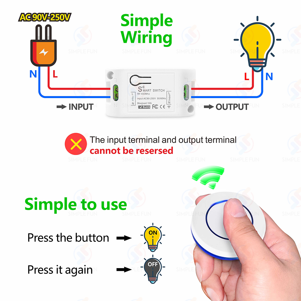 Commutateur de télécommande sa - Sonoff Basic Switch avis et prix