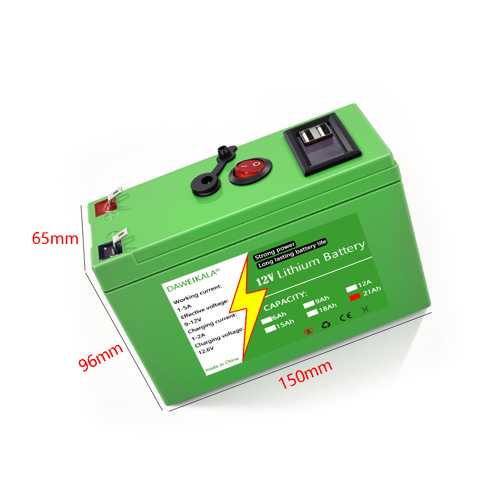 Batterie 12V 9Ah-21Ah, pack de - Home Automation Industry avis et prix