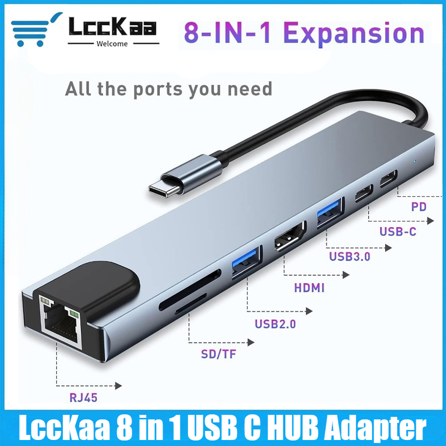 Hub USB C 8/7 en 1, adaptateur - Home Assistant Sd avis et prix
